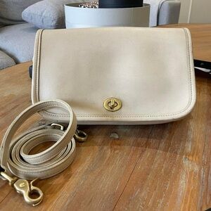 Vintage Coach Bag Bone Pocket Purse